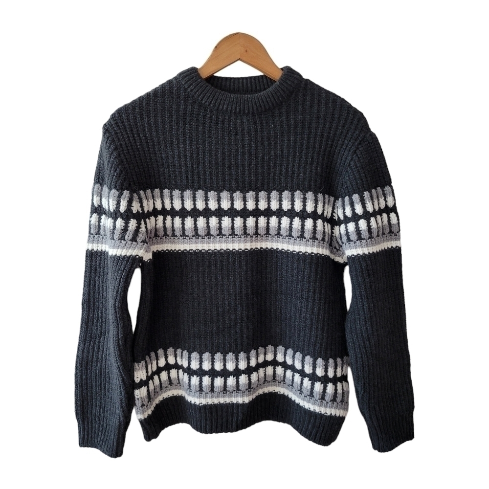 Zara Kids Gray Chunky Knit Sweater